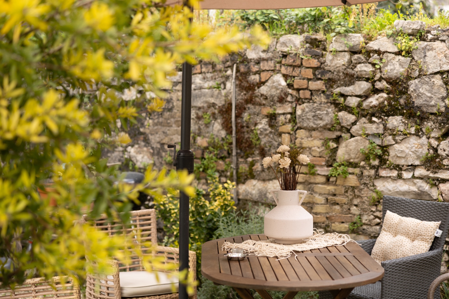 Private backyard & pergola